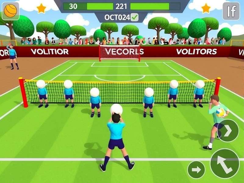 Volley Aces Victory Gameplay Controls