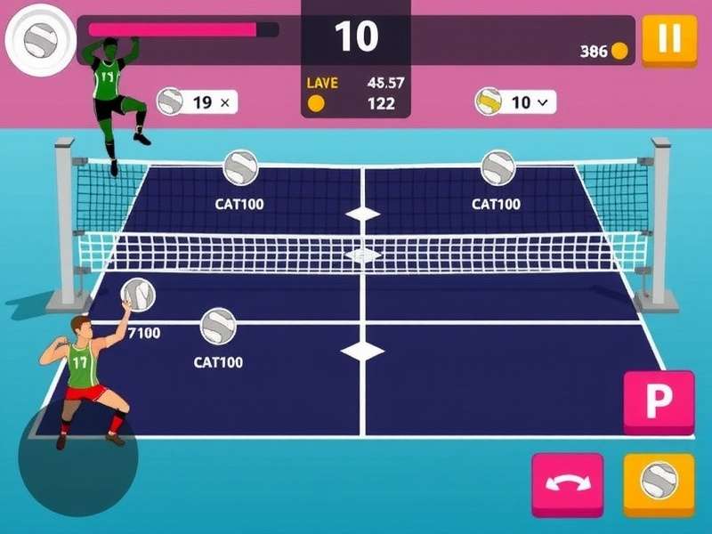 Volley Aces Victory Game Screenshot
